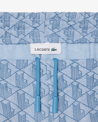 Pantaloni della tuta svasati con monogramma