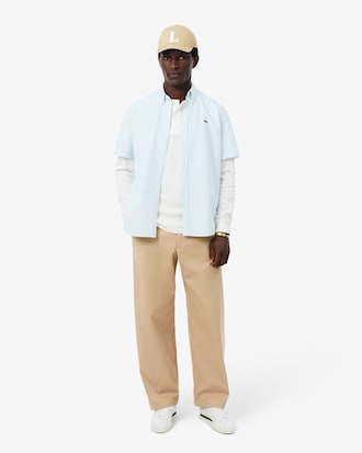 Regular Fit Short-Sleeved Oxford Shirt