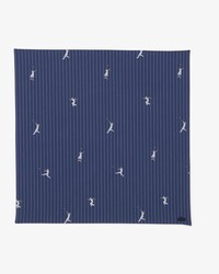 Sciarpa jacquard con stampa tennis