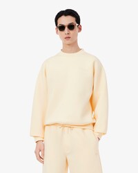 Felpa con stampa caratteristica ricamata loose fit