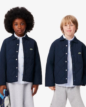 Overshirt a quadri imbottita