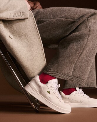 Sneakers da uomo in pelle T-Clip Set