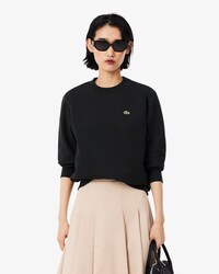 Felpa in pile girocollo relaxed fit