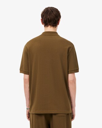 Polo in piqu&eacute; pesante loose fit