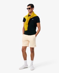 Shorts in tessuto felpato regular fit