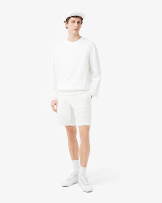 Shorts in tessuto felpato regular fit