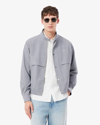 Giacca Harrington in misto lana