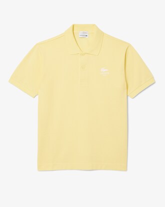 Polo dal taglio classico con logo stampato L.12.12