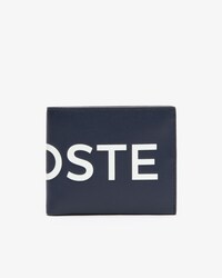 Portafoglio piccolo da uomo in pelle con logo L.12.12