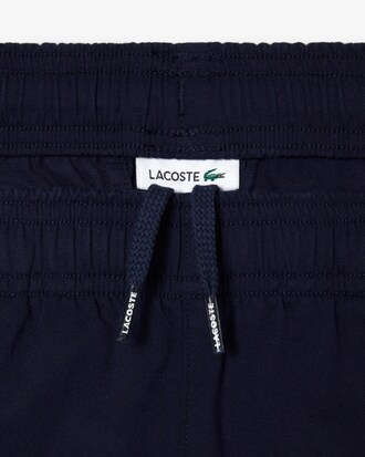 Shorts in gabardine di cotone elasticizzato