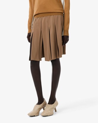 Gonna fluida a pieghe Runway