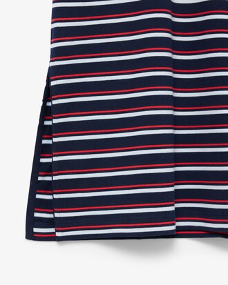 Abito t-shirt a righe in jersey