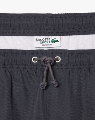 Shorts da tennis in taffet&agrave; a rombi leggero