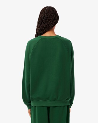 Felpa homewear in pile con logo