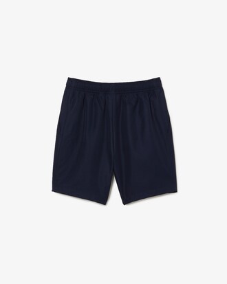 Shorts sportivi in taffetà a rombi