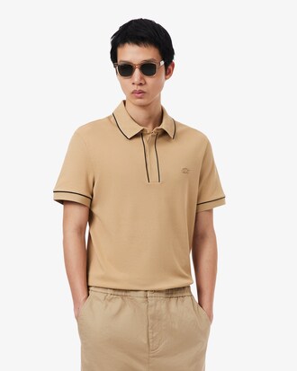 Polo regular fit in piqu&eacute; elasticizzato Paris