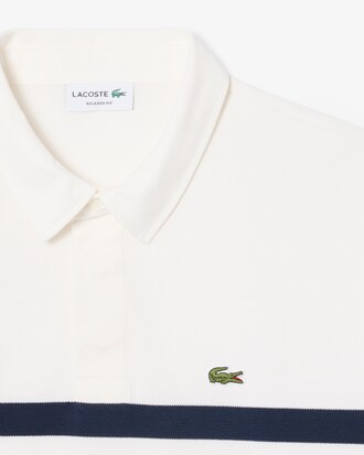 Polo da rugby relaxed fit a righe
