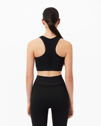 Bralette sportiva elasticizzata con imbottitura rimovibile