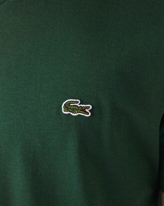 T-shirt con collo a V in jersey di cotone Pima leggero