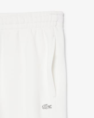 Joggers in tessuto felpato loose fit