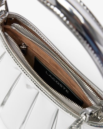 Borsellino in pelle effetto specchio Lenglen