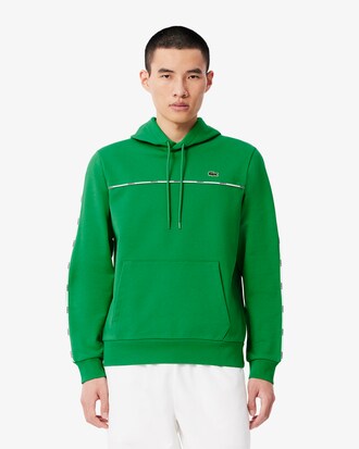 Felpa classic fit a righe con logo