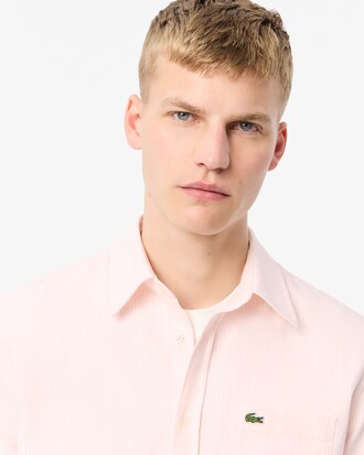 Camicia Oxford a righe regular fit