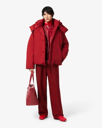 Giacca imbottita con cappuccio e collo alto Runway