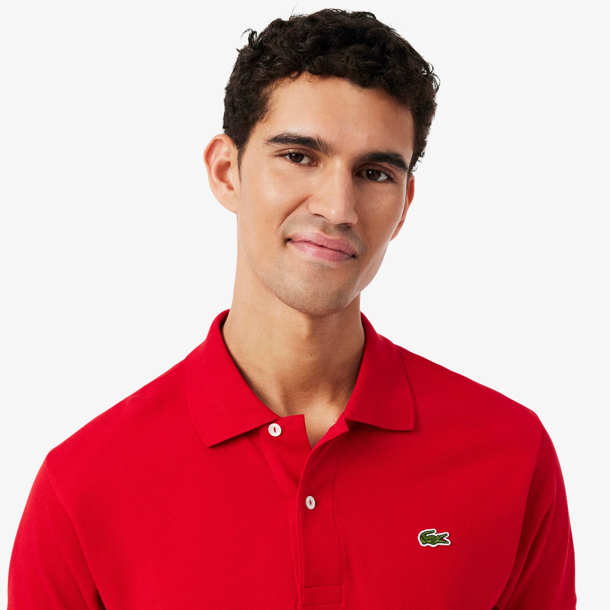 polo rossa lacoste