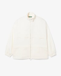 Giacca della tuta oversize in misto lino