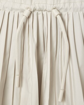 Vestito stile felpa corto a pieghe relaxed fit