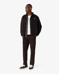 Pantaloni chino regular fit in velluto a coste