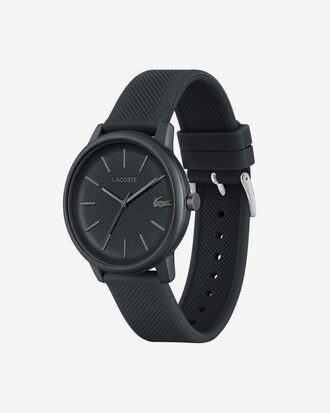 Orologio a 3 lancette in silicone nero Lacoste.12.12 Move