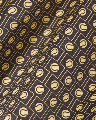 Camicia oversize in raso stampato