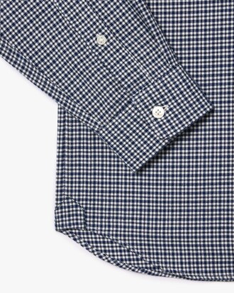 Camicia in flanella di cotone regular fit