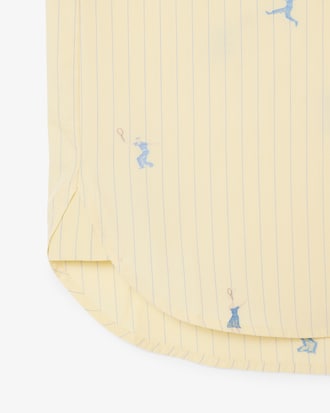 Camicia oversize con motivi jacquard