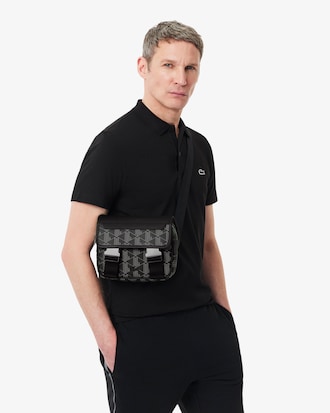 Borsa a tracolla con patta e clip The Blend