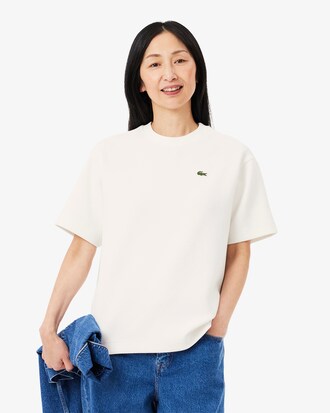 T-shirt oversize double face in piqué
