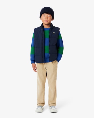 Pullover in cotone a righe bicolore