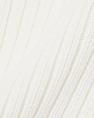 Gilet in maglia di cotone a coste a righe