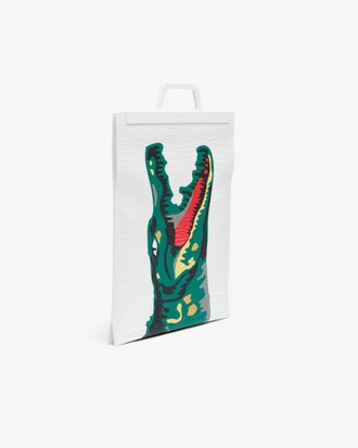 Shopping bag goffrata con coccodrillo Runway