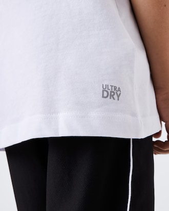 T-shirt da tennis oversize in cotone tecnico