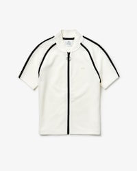 Polo da donna con fasce a contrasto e colletto a fascia slim fit Lacoste LIVE