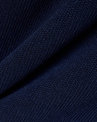 Badge Accent Tennis Heritage Zipped Polo Collar Sweater