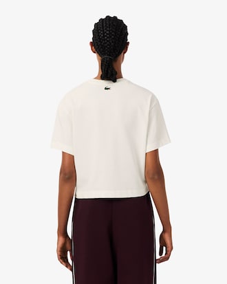 T-shirt oversize con stemma Tennis Heritage