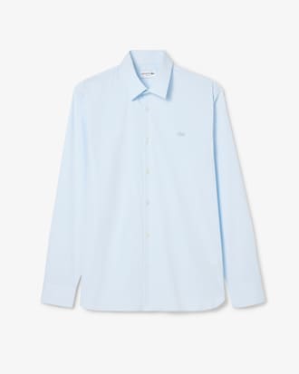 Camicia in popeline stretch slim fit
