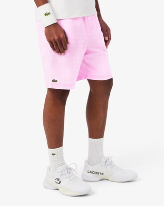 Shorts da tennis in taffet&agrave; a rombi leggero
