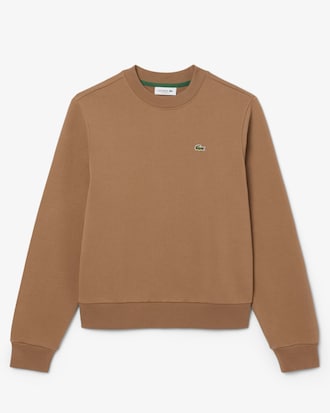 Felpa in pile girocollo relaxed fit