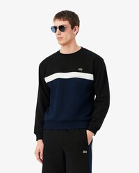 Felpa in tessuto felpato colorblock
