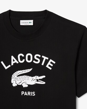 T-shirt in cotone con stampa del brand